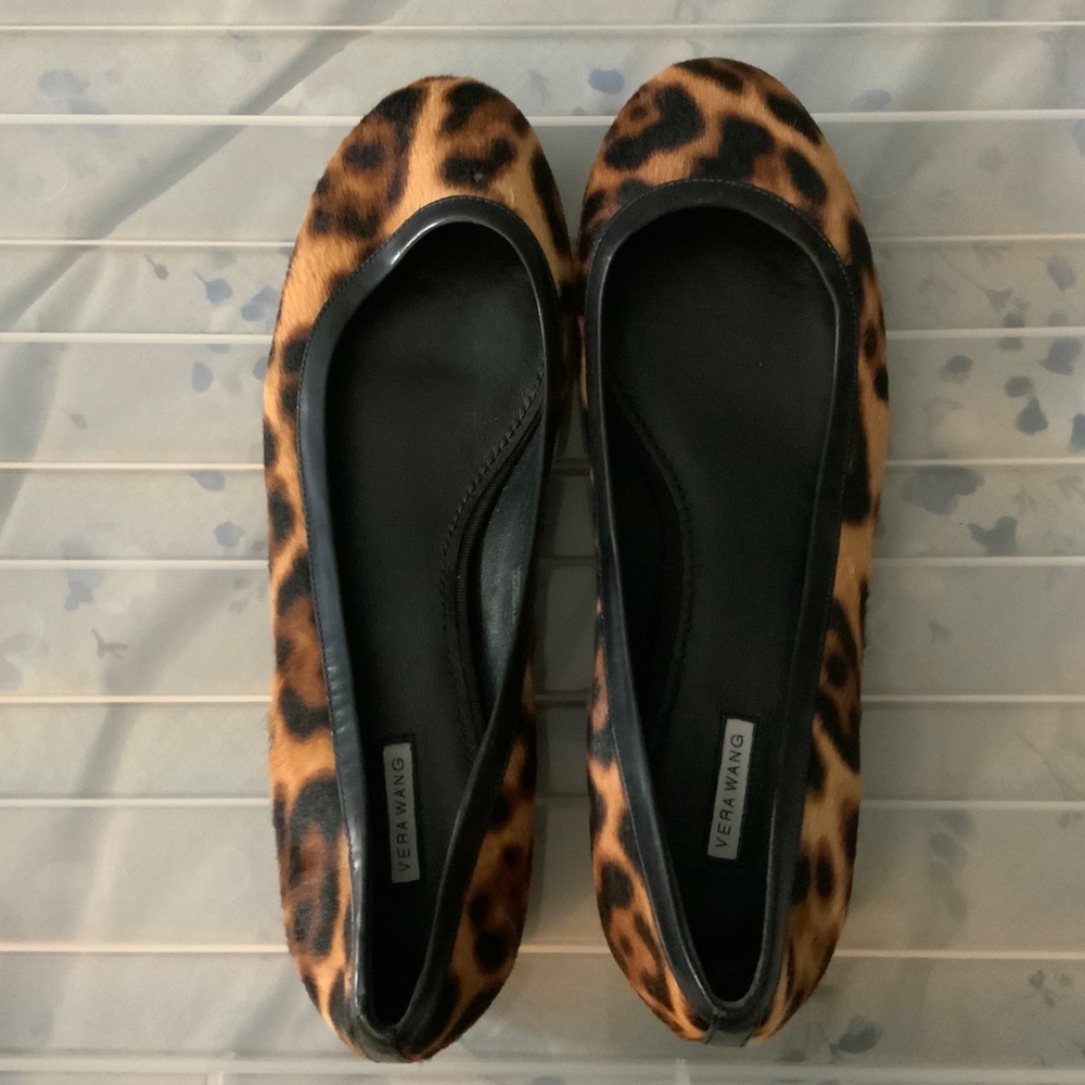 Vera Wang Ponyhair Flats